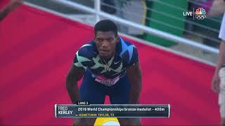 Trayvon Bromell & Fred Kerley Men's Semifinal USA Olympic Trials 2021