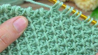 《《 Muy Hermosa 》》I Made a Very Beauty Tunisian Crochet Beginners *online Tutorial* #crochet