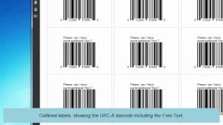 Create a UPC-A barcode