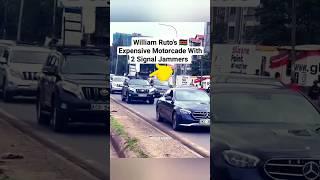 Have you seen this? William Ruto's expensive motorcade spotted with 2 signal jammers onJamhuri Day