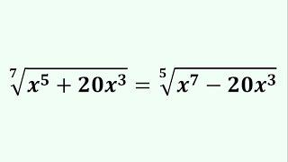 A Nice Radical Equation Challenge | Algebra | Math Olympiad