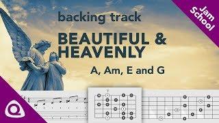 Beautiful & Heavenly Guitar Backing Track in A, Am, E and G