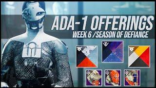 Destiny 2: Ada-1 Shaders and Armor Review! | Week 7 | Lightfall