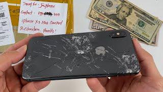 iPhone Xs Max Cracked Restoration | How to Replace iPhone Back Glass Yourself