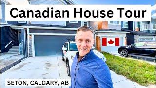 Canadian House Tour! Brand New Home in Calgary Seton SE Community | Calgary Realtor