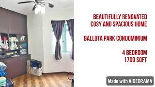 Ballota Park Condominium - 4 Bedroom Home for Rent (Juwin Ho ERA)