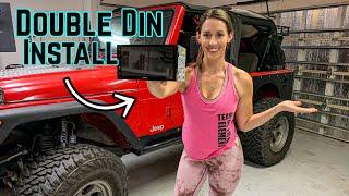 Installing A DOUBLE DIN Stereo into A Jeep Wrangler TJ/LJ