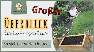 Großer Gartenrundgang  im Küchengarten  - So sieht er wirklich aus!!