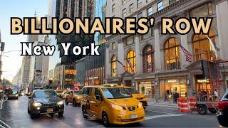 4k NYC Walk | Billionaires' Row New York City 4K