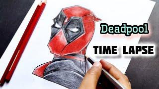 Drawing Deadpool (Deadpool & Wolverine) Time-lapse | The Artsyy Roll