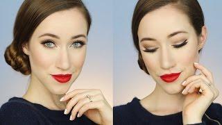 CLASSIC HOLLYWOOD GLAM PROM MAKEUP TUTORIAL | ALLIE G BEAUTY