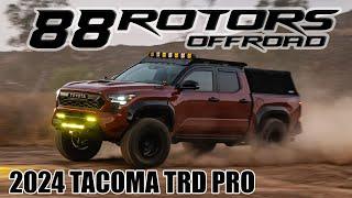 LAPD POLICE HELICOPTER STOPS 2024 TOYOTA TACOMA TRD PRO OFFROADING!