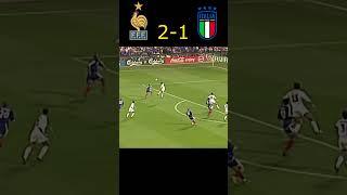 FINAL 2000 UEFA EURO CUP France 2-1 Italy #shorts