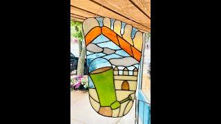 Stained Glass - Pattern: At the Beach   Topic: Working with Hobby Came for support and framing