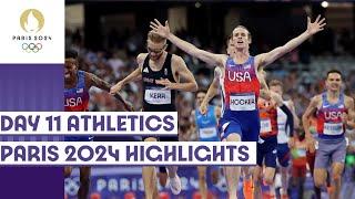 Hocker sets Olympic record, Rogers and Tentoglou win gold | #Paris2024 Highlights