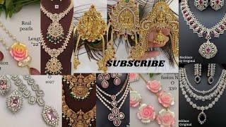 Diamond Hipbelts, Antique Temple Vanki Collections, Fusion Pearl Rose Necklace,Matt Necklace Haram