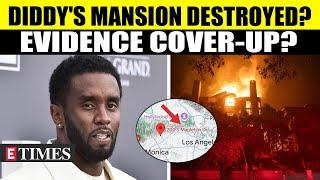 Diddy's 'Freak-Off' Mansion Burns In Wildfire? Internet Suspects Crucial Proof Destroyed