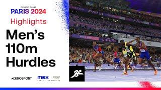 DOMINATION! ‍ | Men's 110m Hurdles Final Highlights | #Paris2024 #Olympics