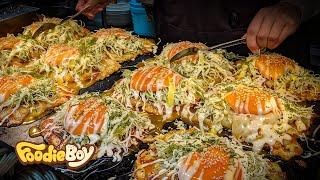 Japanese Interesting Food! Okonomiyaki Making Videos Compilation