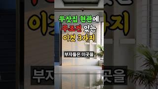 재물복이 굴러들어오는 부잣집 현관 특징 #풍수인테리어 #풍수