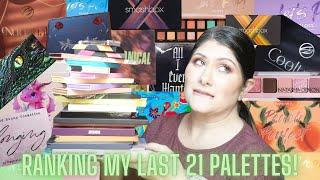 21 PALETTES RANKED AND REVIEWED WITH SWATCHES