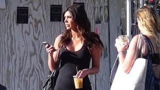 X17 EXCLUSIVE: Brittny Gastineau Shows Her Curves While Asked About BFF Kim K