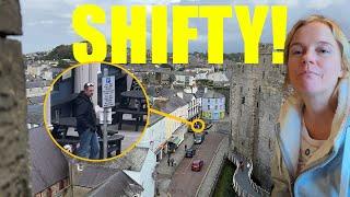 ISSUES: Station Name, Caernarfon Castle, and Caught Sneaking to the Pub!