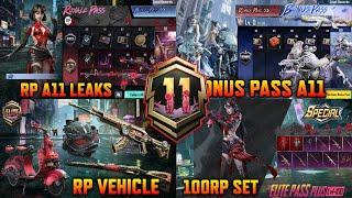 Royal Pass A11 Leaks | 1 To 100Rp Leaks | Rp Vehicle Skin  | Bonus Rp A11 Leaks | Rp Upgrade | M16A4