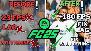 Ultimate EA Sports FC 25 FPS Boost: Fix Lag & FPS Drops Now!