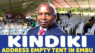 Kindiki STRANDED As He Addresses Empty Tent and CHAIRS In EMBU- Massive CROWD BOYCOTT!