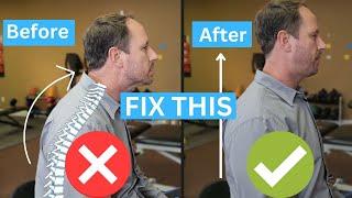 How To Fix Your Posture| 4 Easy Exercises - 6 Min Routine