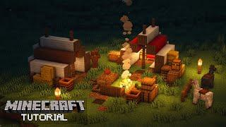 Minecraft: How To Build a Campsite (Tutorial)