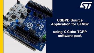 How to build an USBPD Source application using the X-Cube-TCPP software pack