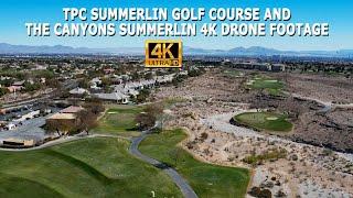 TPC Summerlin and The Canyons Summerlin 4K Drone Footage