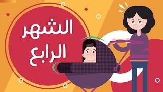 تطور الطفل في الشهر الرابع بعد الولادة | Newborn baby month 4 | طفلك من يوم لسنة