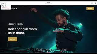 How to Build DJ Moonbear's Landing Page with Squarespace