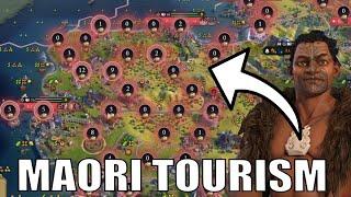 Civ 6 | I Learned a HUGE Amount About Maori Tourism This Game #5 - (Deity Maori Civilization VI)