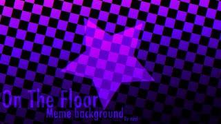 ୨୧⋆｡˚On The Floor⋆ Meme FREE BACKGROUND [1080p] BW️