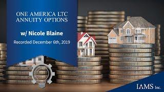 One America LTC Annuity Options