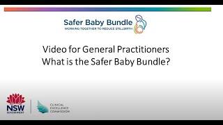 Safer Baby Bundle - Information for general practitioners