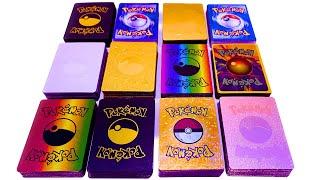 WEIRD VARIETIES COLLECTIONS OF POKEMON CARDS | WHOLE RANGE OF POKEMON CARDS SETS #pokemon #pokémon