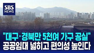 "대구·경북만 5천여 가구 공실"…공공임대 넓히고 편의성 높인다 / SBS