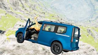 Cars vs Leap Of Death – BeamNG.Drive