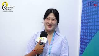 Jiyoon Kim | CJ Bio APAC Co Ltd  | 16th Edition of Poultry India Exhibition at Hitex Hyderabad, h5tv