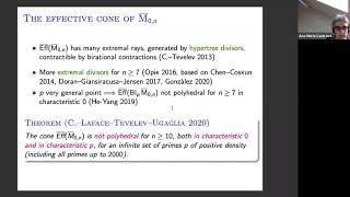 Ana-Maria Castravet, Blown-up toric surfaces with non-polyhedral effective cone