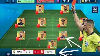 Trying to get 11 red cards in Dream league soccer 2024 | zero player |