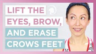 Erase Crow's Feet, Lift the Eyes and Eyebrows with Face Yoga