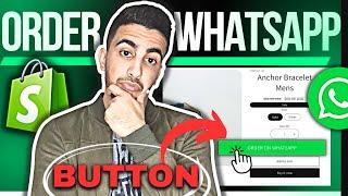 How To Add Order On WhatsApp Button On Product Page In Shopify