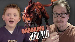 Unboxing the Red XIII Play Arts Kai Premium Figure from Final Fantasy VII Remake!