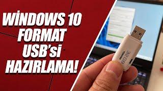 Windows 10 Format USB'si Hazırlama [REHBER]